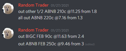 IPO base breakout - 20x+ over a few days $MNDY, $SNOW, $ABNB — chart 5
